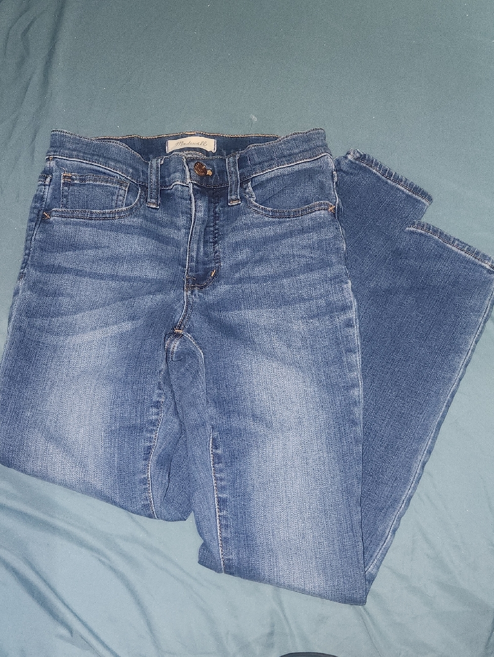 Madewell Classic Medium Blue Skinny Jeans